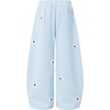 image:imageAelfric Eden Baggy Wide Leg Sweatpants Flower Embroidery Casual Y2K Elastic Drawstring Lantern Barrel Lounge Trouser PantsBlue