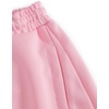 image:imageAelfric Eden Baggy Wide Leg Sweatpants Flower Embroidery Casual Y2K Elastic Drawstring Lantern Barrel Lounge Trouser PantsPink