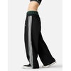 image:imageAelfric Eden Baggy Wide Leg Sweatpants for Women Men Double Elastic Waisted Streetwear Y2K Casual Trouser with PocketsBlack