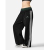 image:imageAelfric Eden Baggy Wide Leg Sweatpants for Women Men Double Elastic Waisted Streetwear Y2K Casual Trouser with PocketsBlack
