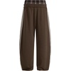 image:imageAelfric Eden Baggy Wide Leg Sweatpants for Women Men Double Elastic Waisted Streetwear Y2K Casual Trouser with PocketsBrown