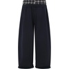 image:imageAelfric Eden Baggy Wide Leg Sweatpants for Women Men Double Elastic Waisted Streetwear Y2K Casual Trouser with PocketsDark Blue