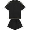 image:imageAelfric Eden Cloud Oversized Sweat Set for women 2 Piece Shorts Sets 2026 Summer Casual Loose Short Sleeve MatchingBlack