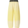 image:imageAelfric Eden Double Waist Washed Baggy Sweatpants Loose Wide Leg Plaid Patchwork Casual Pants with PocketsYellow