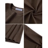 image:imageAelfric Eden Mens T Shirts Casual Heavyweight Cotton Classic Tees Short Sleeve TopsBrown