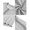 image:imageAelfric Eden Mens T Shirts Casual Heavyweight Cotton Classic Tees Short Sleeve TopsGrey