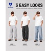 image:imageAelfric Eden Mens T Shirts Casual Heavyweight Cotton Classic Tees Short Sleeve TopsWhite