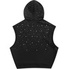 image:imageAelfric Eden Rhinestone Sleeveless Hoodie Women Men Hooded Tank Top Summer Vest Tops Casual Streetwear ClothesBlack