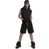 image:imageAelfric Eden Rhinestone Sleeveless Hoodie Women Men Hooded Tank Top Summer Vest Tops Casual Streetwear ClothesBlack
