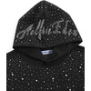 image:imageAelfric Eden Rhinestone Sleeveless Hoodie Women Men Hooded Tank Top Summer Vest Tops Casual Streetwear ClothesBlack