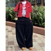 image:imageAelfric Eden Super Baggy Barrel Sweatpants Y2K Wide Leg Pants Elastic Unisex Casual Loose Joggers Lantern Streetwear TrouserBlack