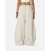 image:imageAelfric Eden Super Baggy Barrel Sweatpants Y2K Wide Leg Pants Elastic Unisex Casual Loose Joggers Lantern Streetwear TrouserLight Khaki