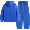 image:imageAelfric Eden Sweatsuits Women 2 Piece Outfit Fall Fleece Tracksuit Matching Oversized Hoodies Baggy Sweatpants SetBlue