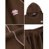 image:imageAelfric Eden Sweatsuits Women 2 Piece Outfit Fall Fleece Tracksuit Matching Oversized Hoodies Baggy Sweatpants SetBrown