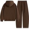 image:imageAelfric Eden Sweatsuits Women 2 Piece Outfit Fall Fleece Tracksuit Matching Oversized Hoodies Baggy Sweatpants SetBrown