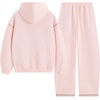 image:imageAelfric Eden Sweatsuits Women 2 Piece Outfit Fall Fleece Tracksuit Matching Oversized Hoodies Baggy Sweatpants SetLight Pink