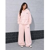 image:imageAelfric Eden Sweatsuits Women 2 Piece Outfit Fall Fleece Tracksuit Matching Oversized Hoodies Baggy Sweatpants SetLight Pink