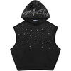 image:imageAelfric Eden Rhinestone Sleeveless Hoodie Women Men Hooded Tank Top Summer Vest Tops Casual Streetwear ClothesBlack