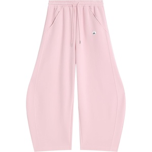 image:imageAelfric Eden Super Baggy Barrel Sweatpants Y2K Wide Leg Pants Elastic Unisex Casual Loose Joggers Lantern Streetwear TrouserPink